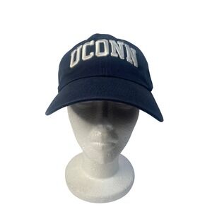 '47 UConn Huskies Baseball Cap Mens OSFA Navy Blue Embroidered Adjustable Strap